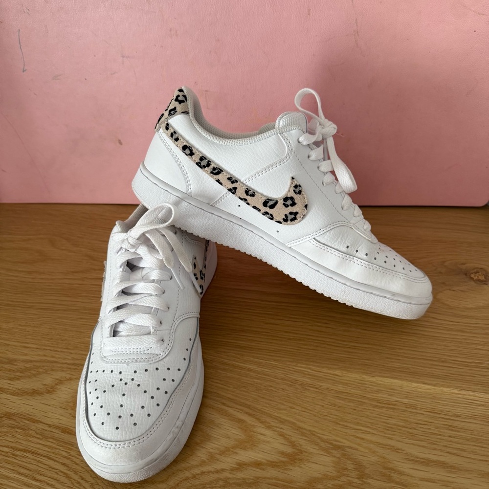 Nike Court Vision Low SE - Leopard - Size 8